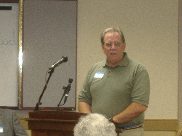 Tim Spies spoke about his experiences with the Camden Neighborhood Association, the area's oldest one.
